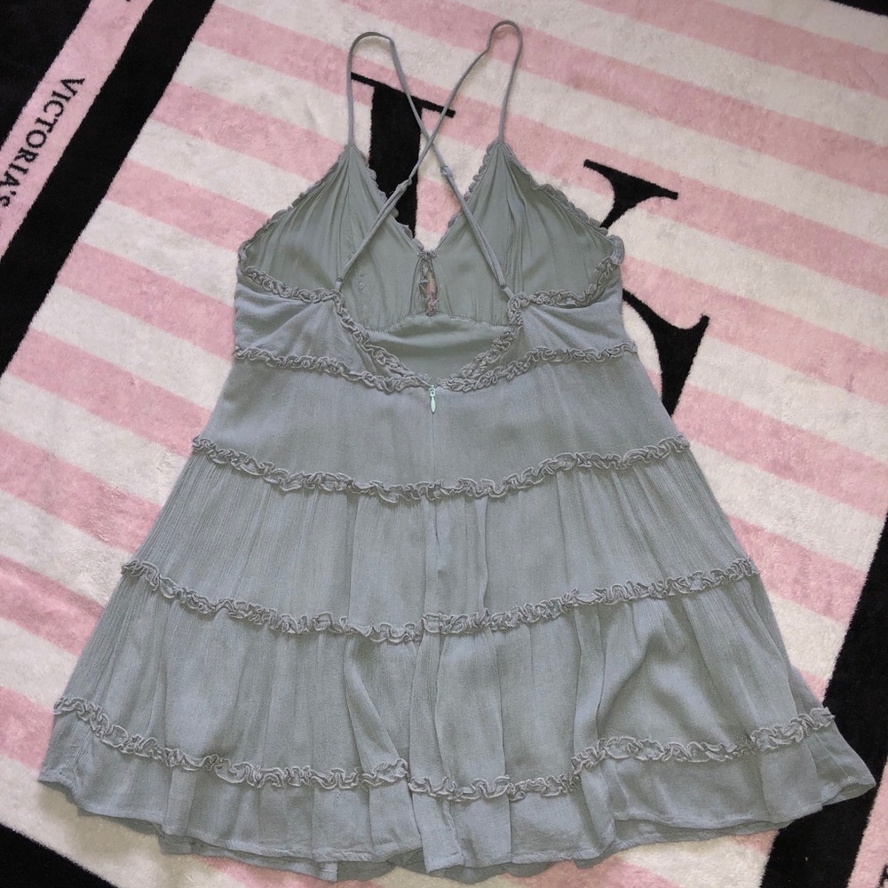 Sage Ruffle Dress - Picture 3 of 11